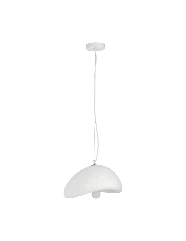 Single pendant lamps -  Step Into Design STONE pendant lamp white 30 cm DN426-300 - product kolory-swiatla.pl 2