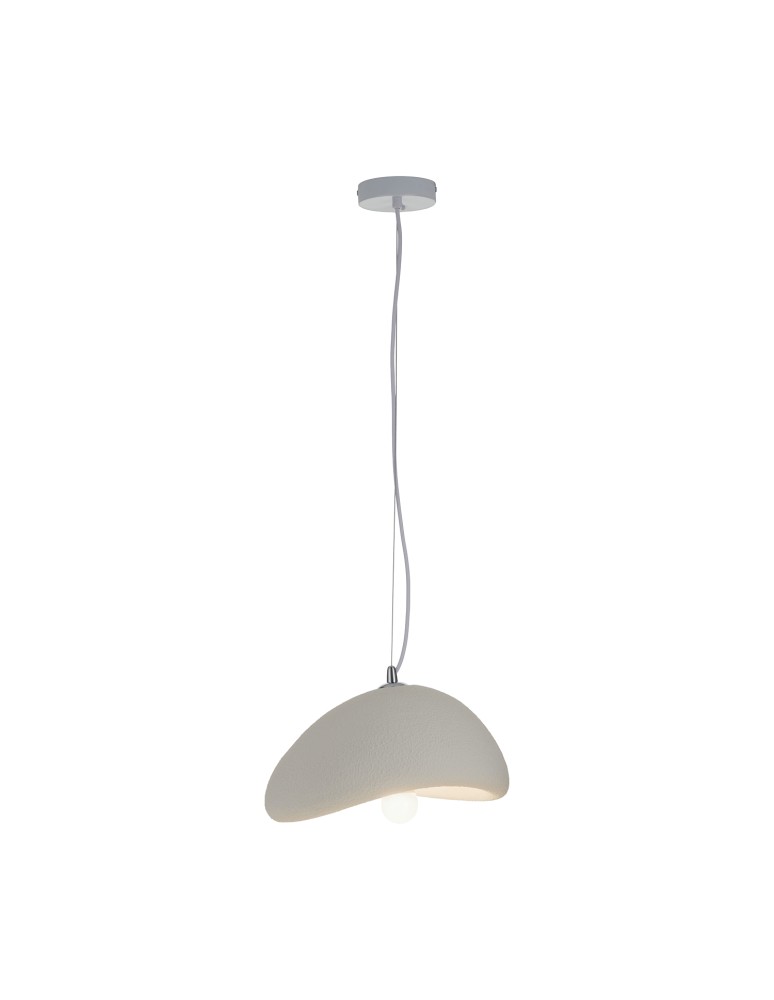 Single pendant lamps -  Step Into Design STONE pendant lamp white 30 cm DN426-300 - product kolory-swiatla.pl 3