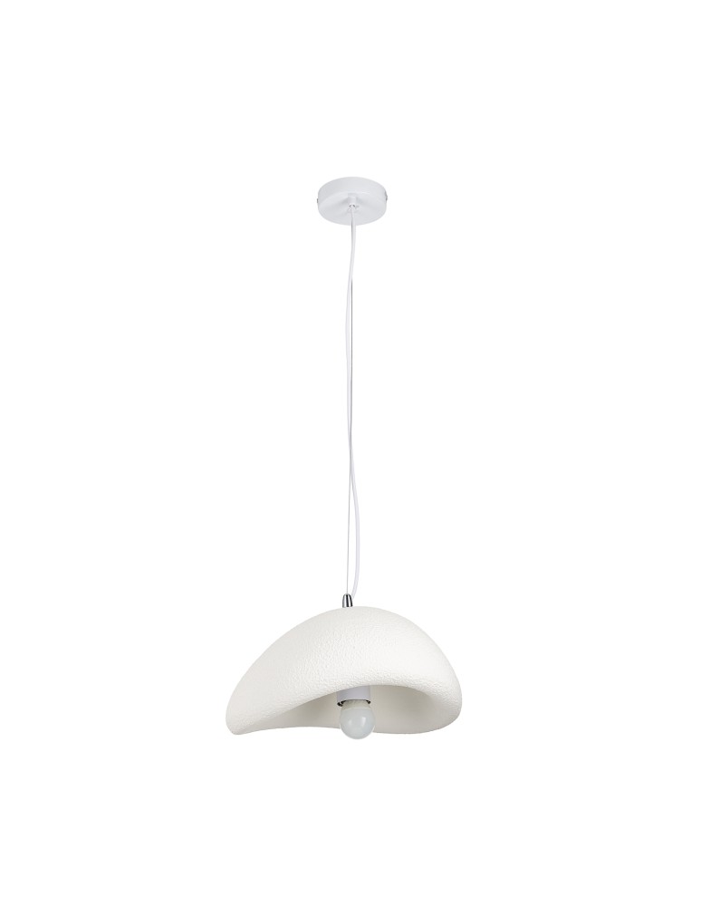 Single pendant lamps -  Step Into Design STONE pendant lamp white 30 cm DN426-300 - product kolory-swiatla.pl 6