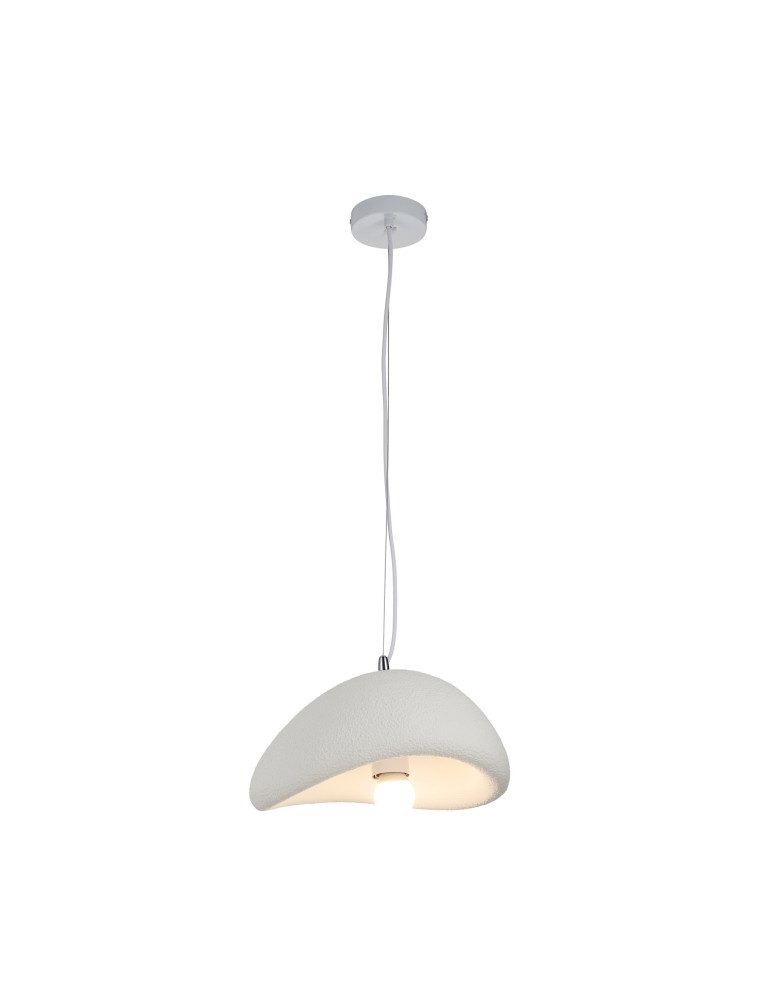 Single pendant lamps -  Step Into Design STONE pendant lamp white 30 cm DN426-300 - product kolory-swiatla.pl 7