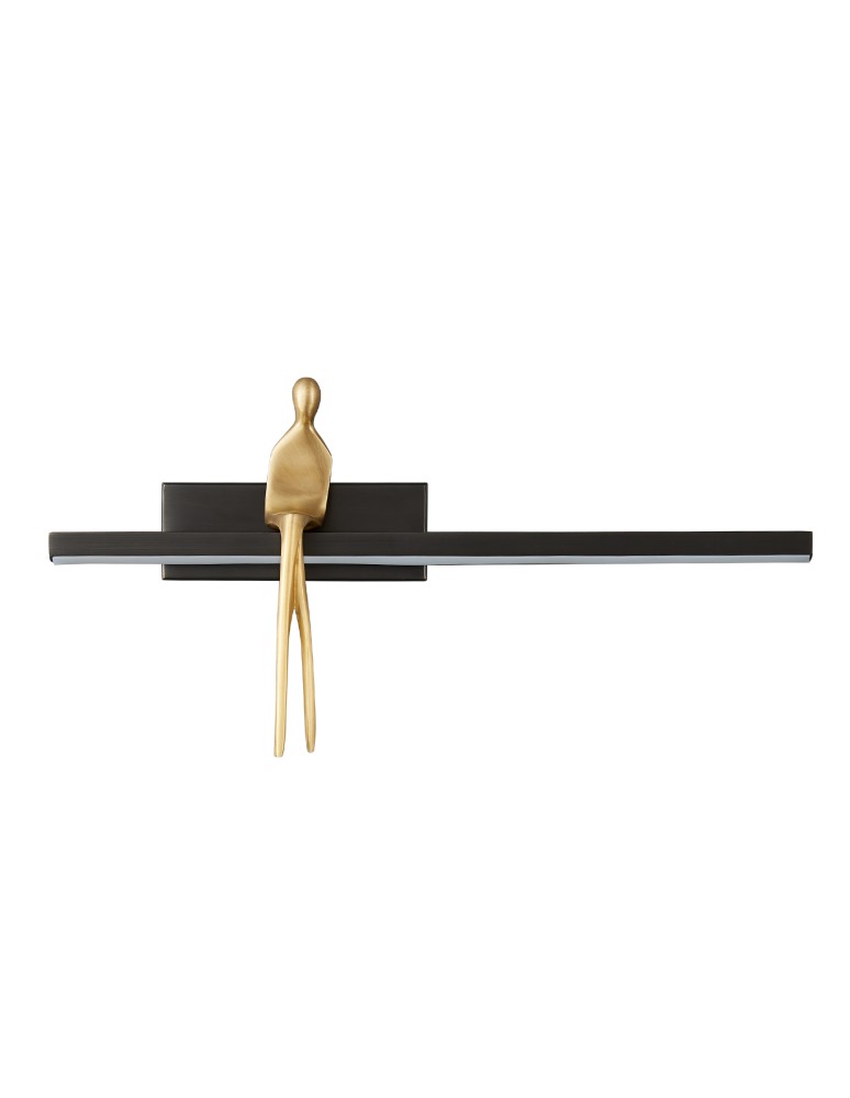 Designer wall lamps -  Step Into Design AMICI wall lamp black 31 cm ST-B3578 black - product kolory-swiatla.pl 1