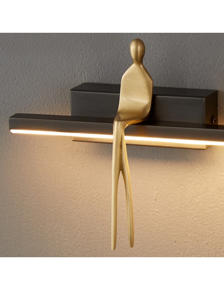 Designer wall lamps -  Step Into Design AMICI wall lamp black 31 cm ST-B3578 black - product kolory-swiatla.pl 3