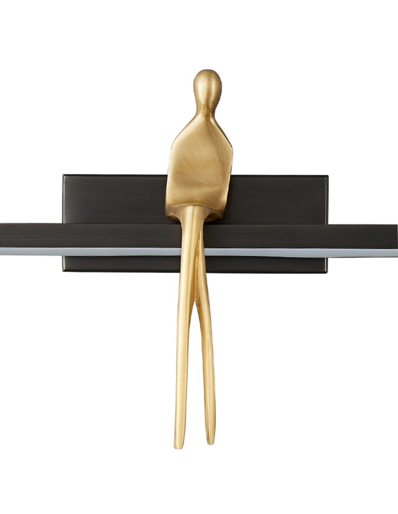 Designer wall lamps -  Step Into Design AMICI wall lamp black 31 cm ST-B3578 black - product kolory-swiatla.pl 5