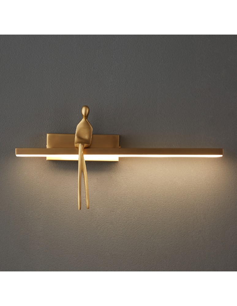 Designer wall lamps -  Step Into Design AMICI wall lamp gold 31 cm ST-B3578 gold - product kolory-swiatla.pl 2