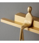 Designer wall lamps -  Step Into Design AMICI wall lamp gold 31 cm ST-B3578 gold - product 4