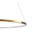 Pendant lamps circles -  Step Into Design CIRCLE SLIM 60 LED pendant lamp gold 60 cm ST-10112P-D600 - product 3