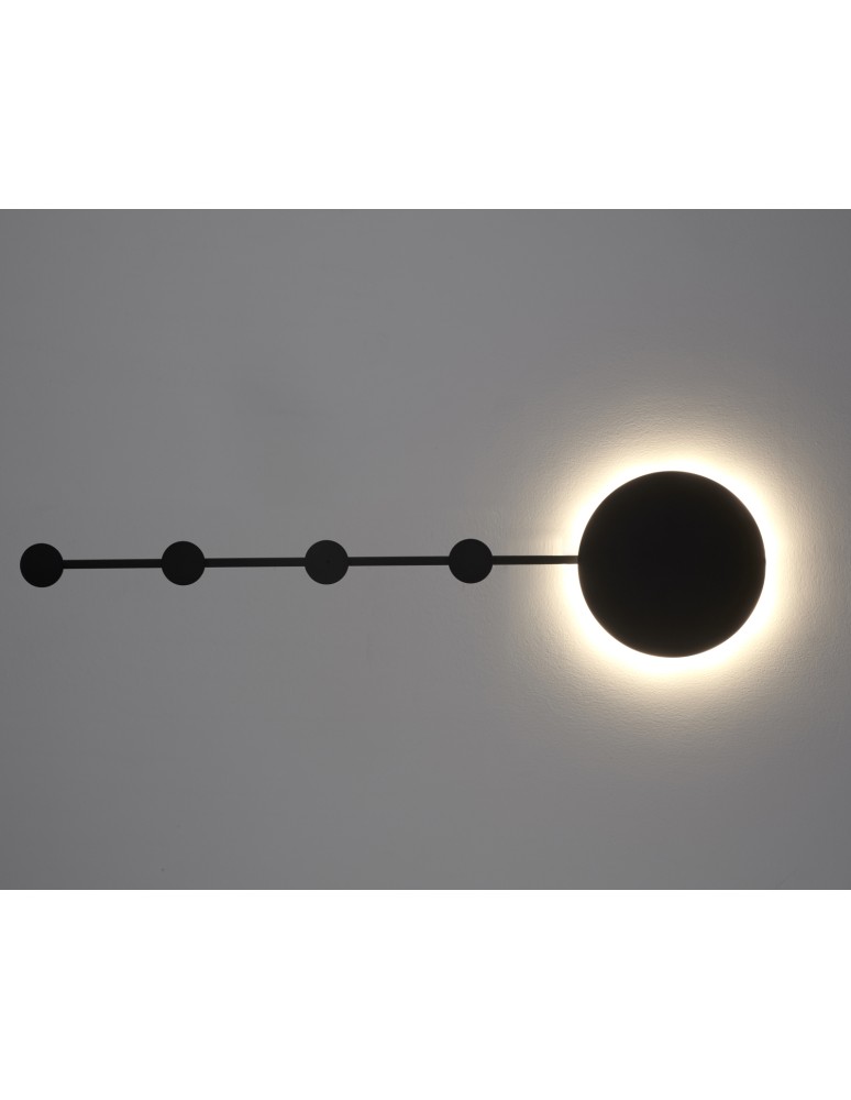 Designer wall lamps -  Step Into Design CLEX wall lamp - 1 LED black 105 cm ST-F012 - product kolory-swiatla.pl 2