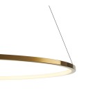 Pendant lamps circles -  Step Into Design CIRCLE SLIM 80 LED pendant lamp gold 80 cm ST-10112P-D800 - product 3