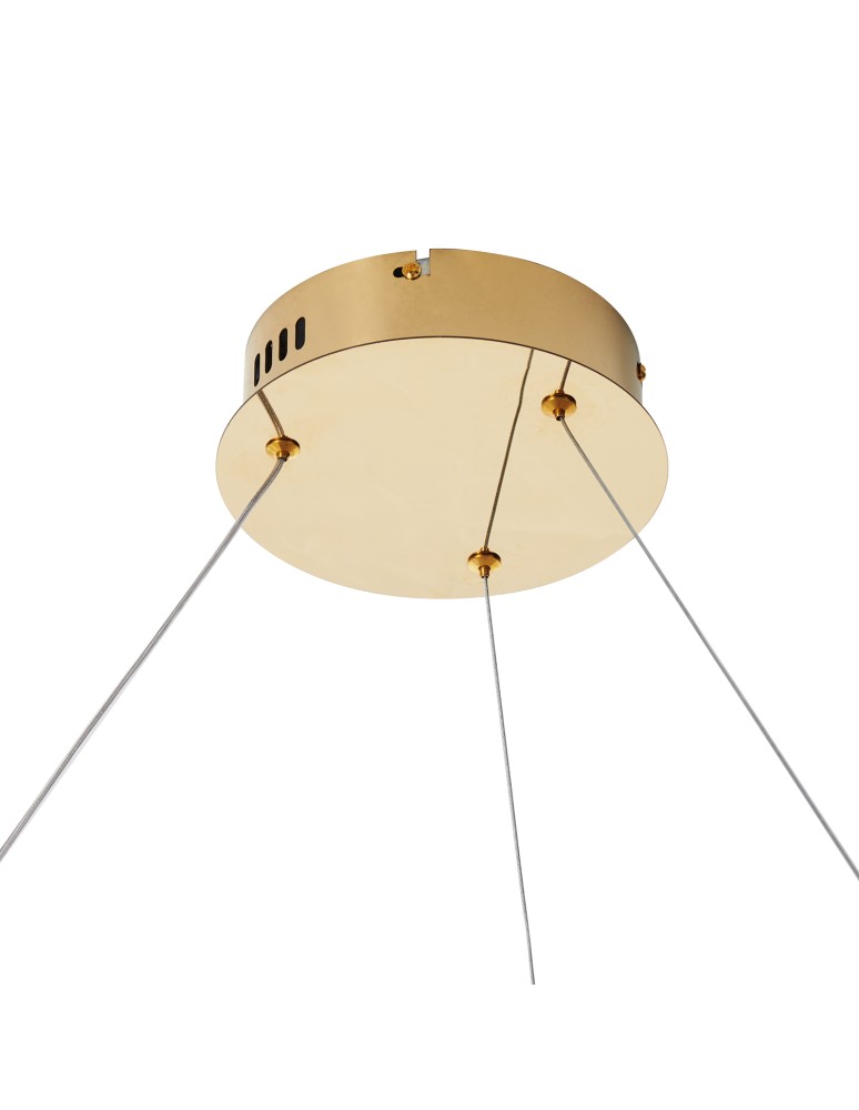Pendant lamps circles -  Step Into Design CIRCLE SLIM 80 LED pendant lamp gold 80 cm ST-10112P-D800 - product kolory-swiatla.pl 4
