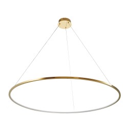 Step Into Design Lampa wisząca CIRCLE SLIM 120 LED złoty 120 cm ST-10112P-D1200