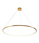 Pendant lamps circles -  Step Into Design CIRCLE SLIM 120 LED pendant lamp gold 120 cm ST-10112P-D1200 - product 2
