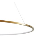 Pendant lamps circles -  Step Into Design CIRCLE SLIM 120 LED pendant lamp gold 120 cm ST-10112P-D1200 - product 3