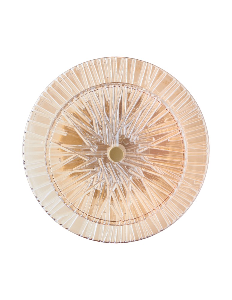 Designer wall lamps -  Step Into Design LUXIO LED amber 20 cm wall lamp ST-3315-2 copper - product kolory-swiatla.pl 2