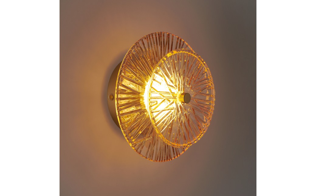  Step Into Design Lampa ścienna LUXIO LED bursztynowa 20 cm ST-3315-2 copper