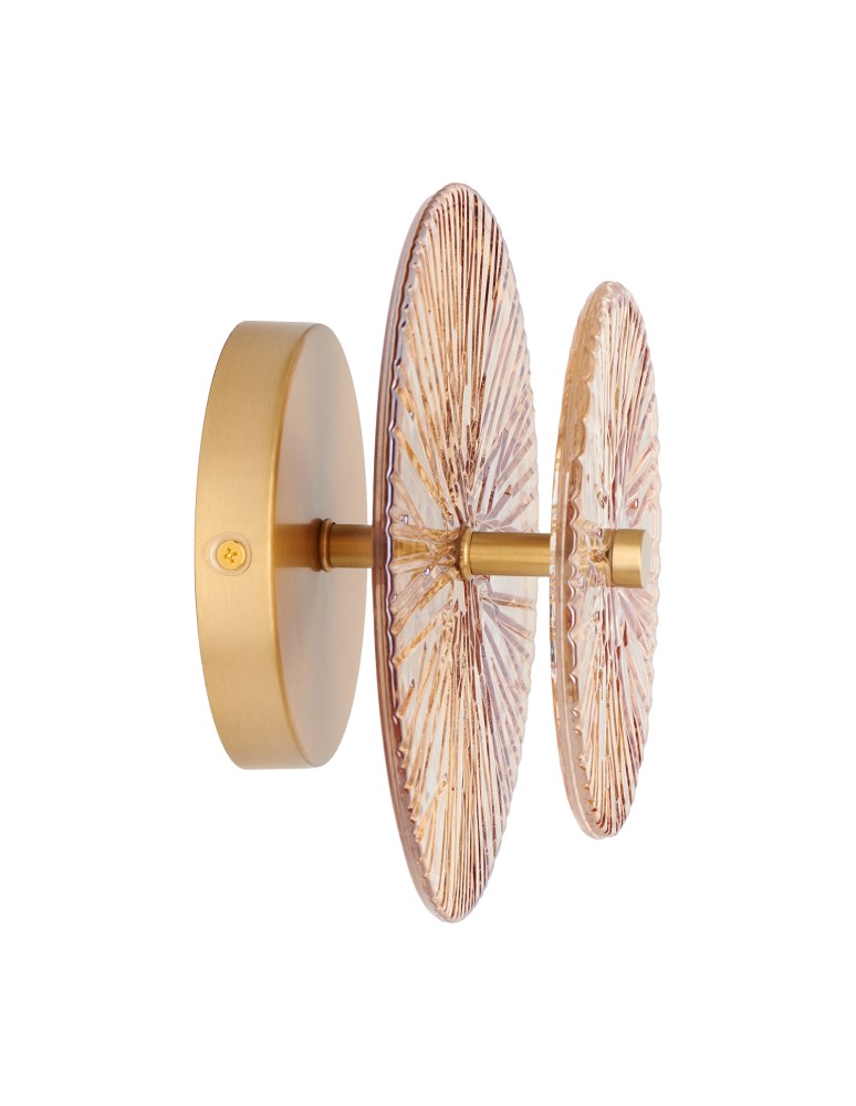 Designer wall lamps -  Step Into Design LUXIO LED amber 20 cm wall lamp ST-3315-2 copper - product kolory-swiatla.pl 5