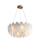Designer pendant lamps -  Step Into Design PIUMA pendant lamp white 60 cm ST-6289-6 - product 1