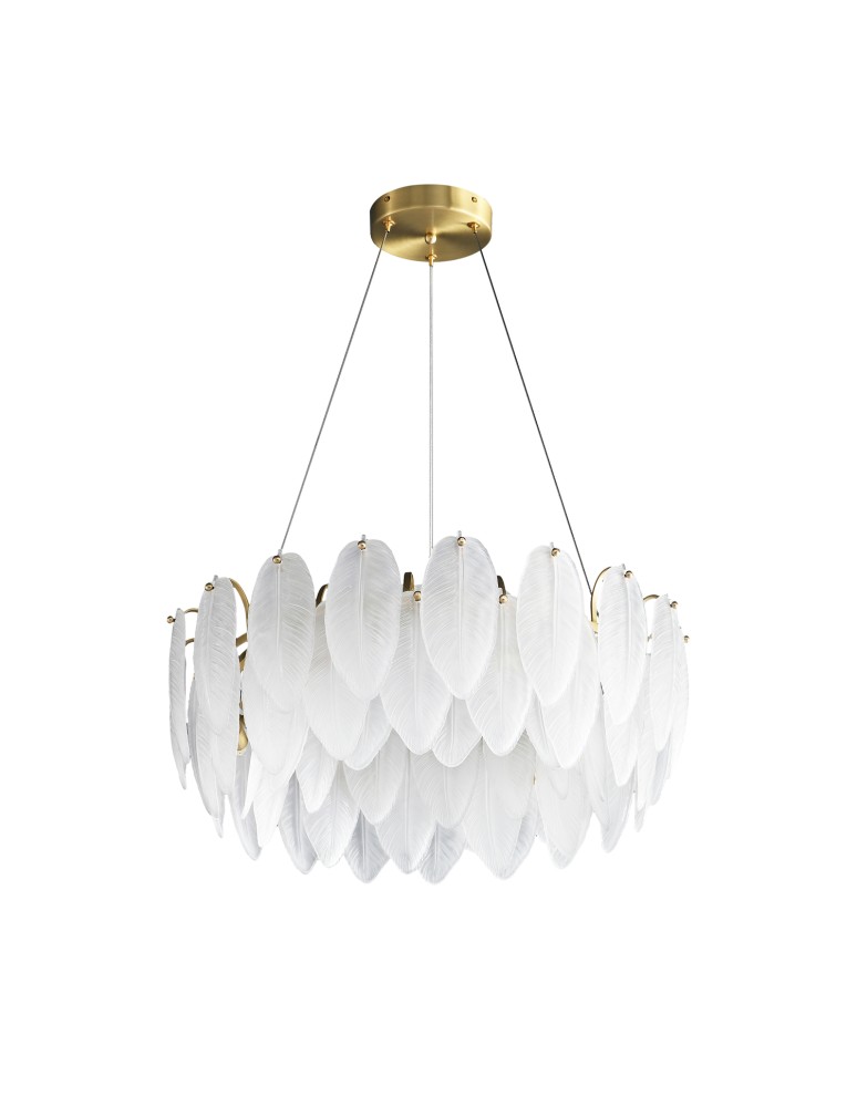 Designer pendant lamps -  Step Into Design PIUMA pendant lamp white 60 cm ST-6289-6 - product kolory-swiatla.pl 2