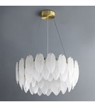 Designer pendant lamps -  Step Into Design PIUMA pendant lamp white 60 cm ST-6289-6 - product 4