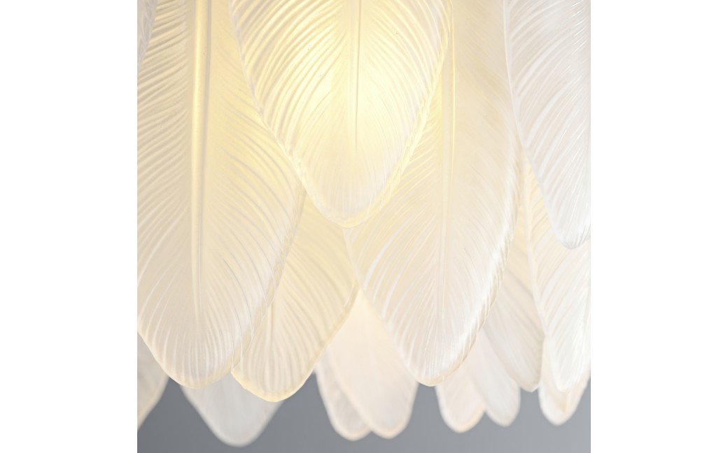  Step Into Design Lampa wisząca PIUMA biała 60 cm ST-6289-6