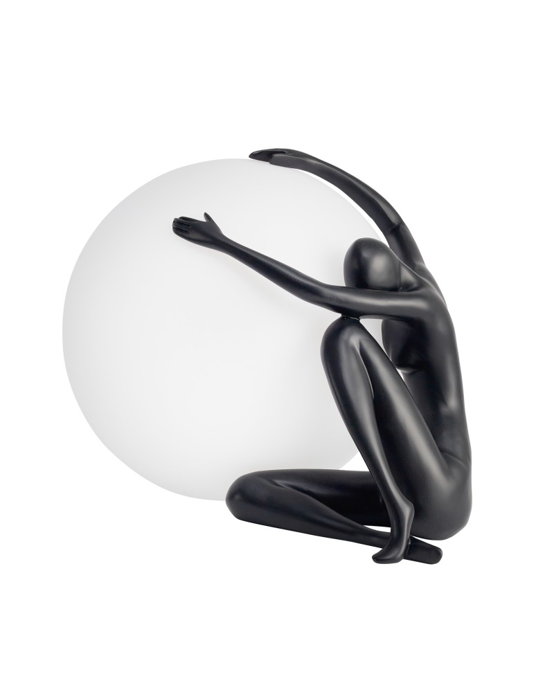 Designer table lamps -  Step Into Design WOMAN-1 table lamp black 47 cm ST-6020-A black - product kolory-swiatla.pl 1
