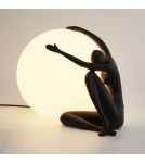 Designer table lamps -  Step Into Design WOMAN-1 table lamp black 47 cm ST-6020-A black - product 2