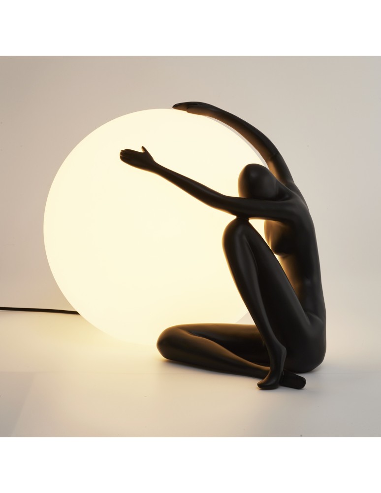 Designer table lamps -  Step Into Design WOMAN-1 table lamp black 47 cm ST-6020-A black - product kolory-swiatla.pl 2