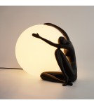 Designer table lamps -  Step Into Design WOMAN-1 table lamp black 47 cm ST-6020-A black - product 5