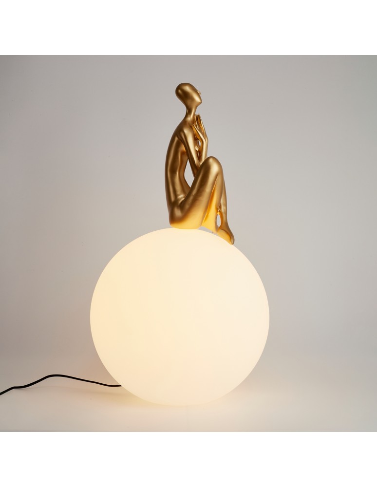 Designer table lamps -  Step Into Design WOMAN-3 table lamp gold 35 cm ST-6022-C gold - product kolory-swiatla.pl 5