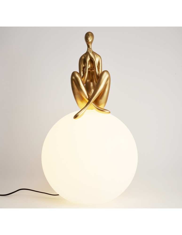 Designer table lamps -  Step Into Design WOMAN-3 table lamp gold 35 cm ST-6022-C gold - product kolory-swiatla.pl 6