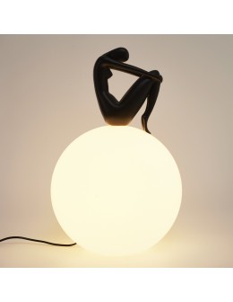  Step Into Design Lampa stołowa WOMAN-2 czarna 35 cm ST-6020-B black - produkt 2