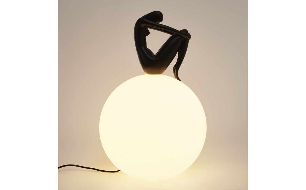  Step Into Design Lampa stołowa WOMAN-2 czarna 35 cm ST-6020-B black