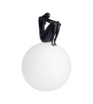 Designer table lamps -  Step Into Design WOMAN-2 table lamp black 35 cm ST-6020-B black - product 3