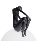 Designer table lamps -  Step Into Design WOMAN-2 table lamp black 35 cm ST-6020-B black - product 4