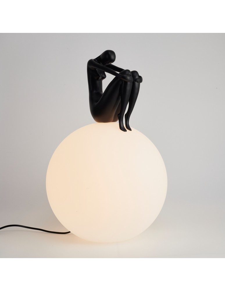 Designer table lamps -  Step Into Design WOMAN-2 table lamp black 35 cm ST-6020-B black - product kolory-swiatla.pl 5