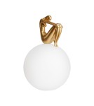 Designer table lamps -  Step Into Design WOMAN-2 table lamp gold 35 cm ST-6022-B gold - product 1