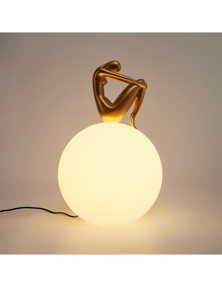 Designer table lamps -  Step Into Design WOMAN-2 table lamp gold 35 cm ST-6022-B gold - product kolory-swiatla.pl 2