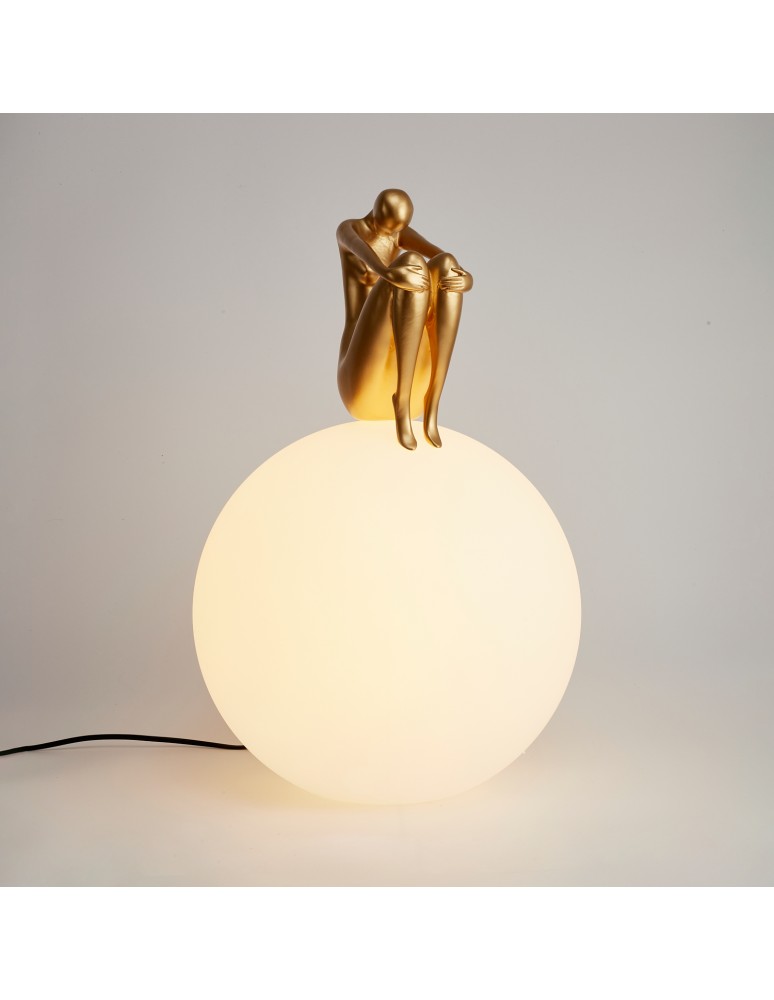 Designer table lamps -  Step Into Design WOMAN-2 table lamp gold 35 cm ST-6022-B gold - product kolory-swiatla.pl 3