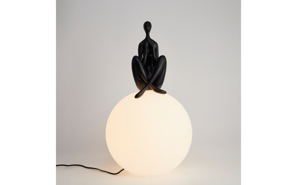  Step Into Design Lampa stołowa WOMAN-3 czarna 35 cm ST-6020-C black