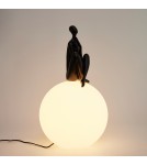 Designer table lamps -  Step Into Design WOMAN-3 table lamp black 35 cm ST-6020-C black - product 3