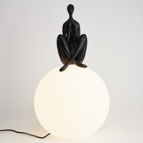  Step Into Design Lampa stołowa WOMAN-3 czarna 35 cm ST-6020-C black