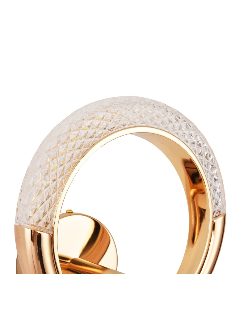 Glamour wall lamps -  Step Into Design JEWEL LED wall lamp gold 21 cm DB9013-A. - product kolory-swiatla.pl 3