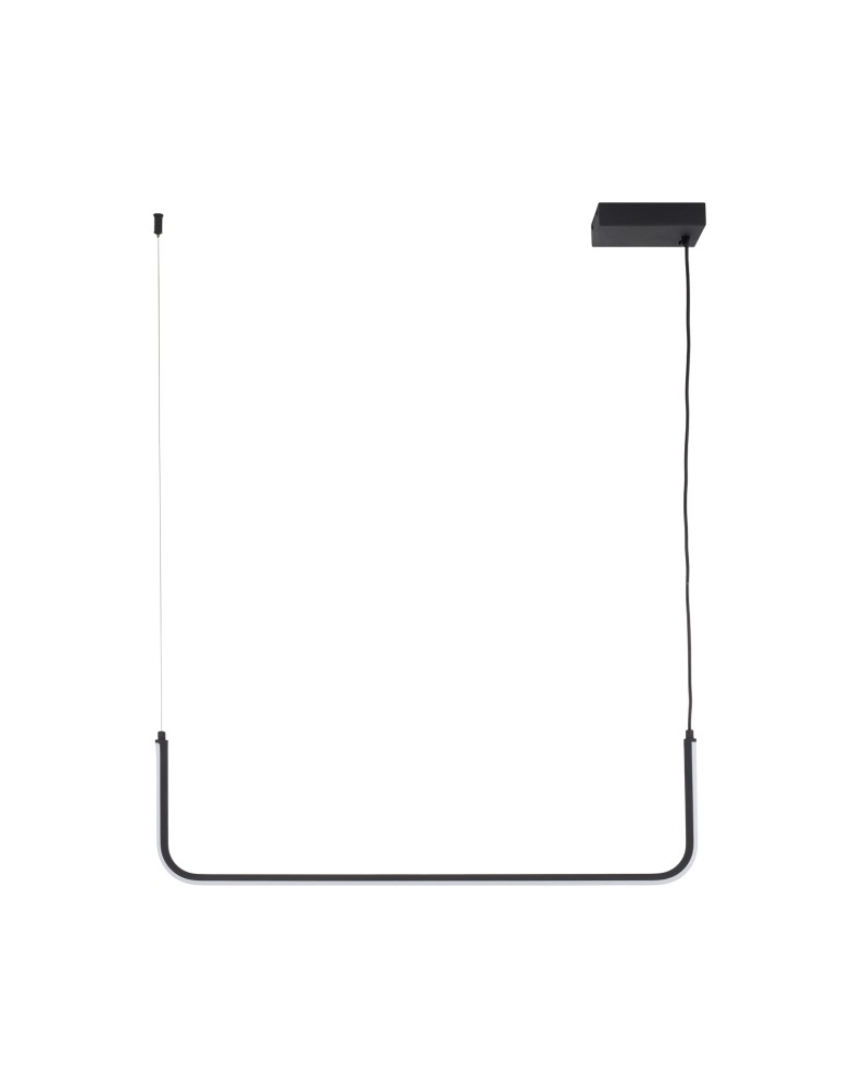 Pendant lamps over the island -  Step Into Design MINIMA-1 LED pendant lamp black 80 cm MP0095-L80 - product kolory-swiatla.pl 1