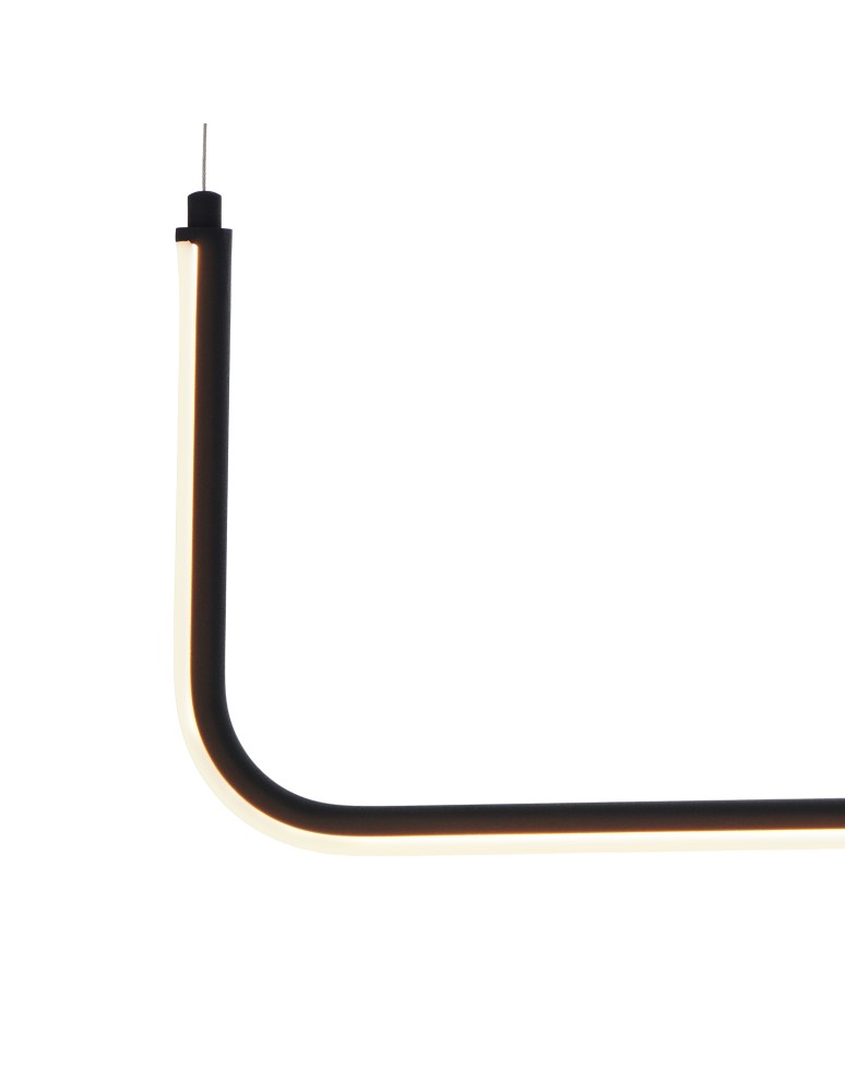 Pendant lamps over the island -  Step Into Design MINIMA-1 LED pendant lamp black 80 cm MP0095-L80 - product kolory-swiatla.pl 5