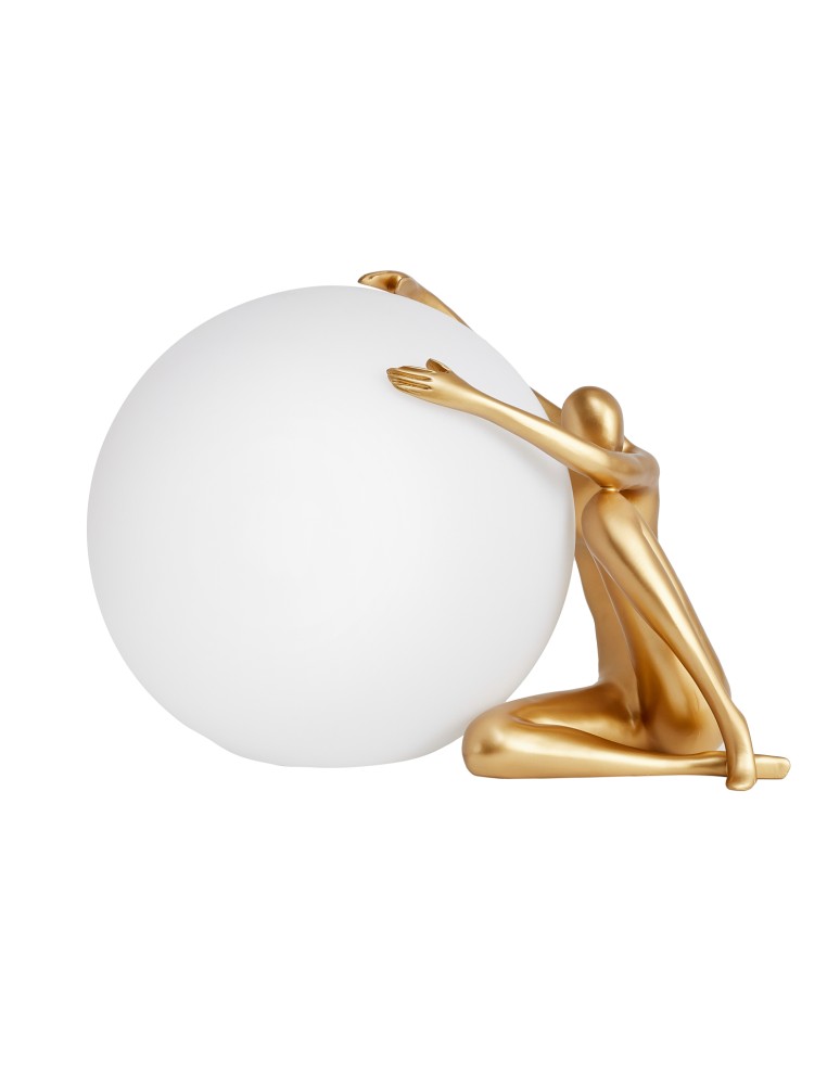 Designer table lamps -  Step Into Design WOMAN-1 table lamp gold 47 cm ST-6022-A gold - product kolory-swiatla.pl 1