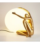 Designer table lamps -  Step Into Design WOMAN-1 table lamp gold 47 cm ST-6022-A gold - product 4