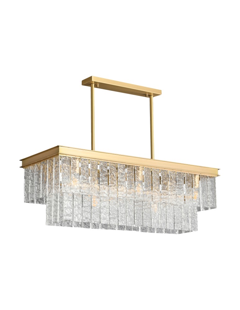 Glamour pendant lamps -  Step Into Design ICELAND pendant lamp white 100 cm ST-6308-10C - product kolory-swiatla.pl 2
