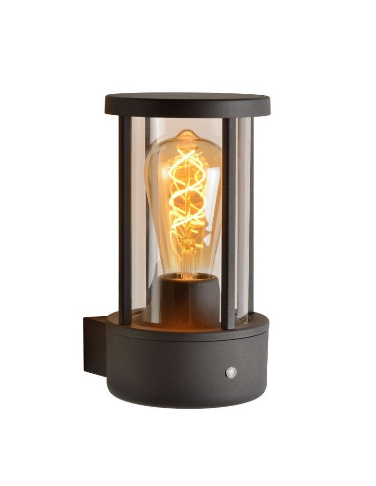 Outdoor wall lamps - Lucide LORI Wall-mounted E27 IP44 H21.8cm Black 14893/01/30 - product kolory-swiatla.pl 1
