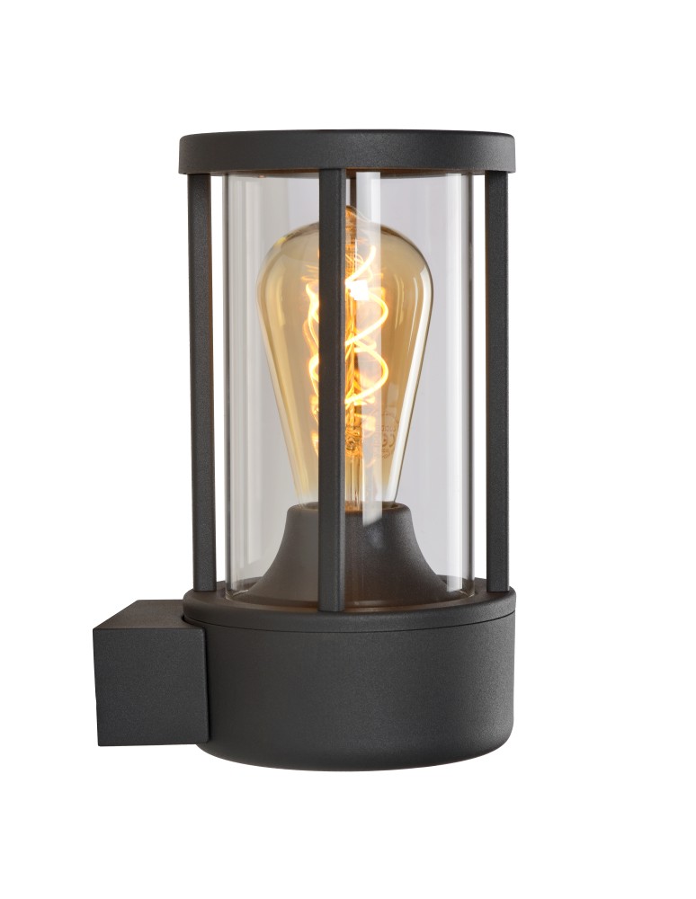 Outdoor wall lamps - Lucide LORI Wall-mounted E27 IP44 H21.8cm Black 14893/01/30 - product kolory-swiatla.pl 4