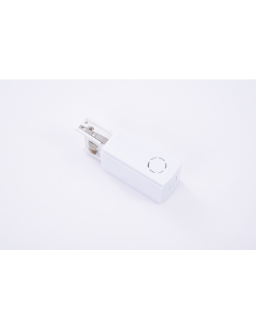 Azzardo TRACK 3LINE END POWER LEFT WH Left power end of 3 phase bus White AZ4283