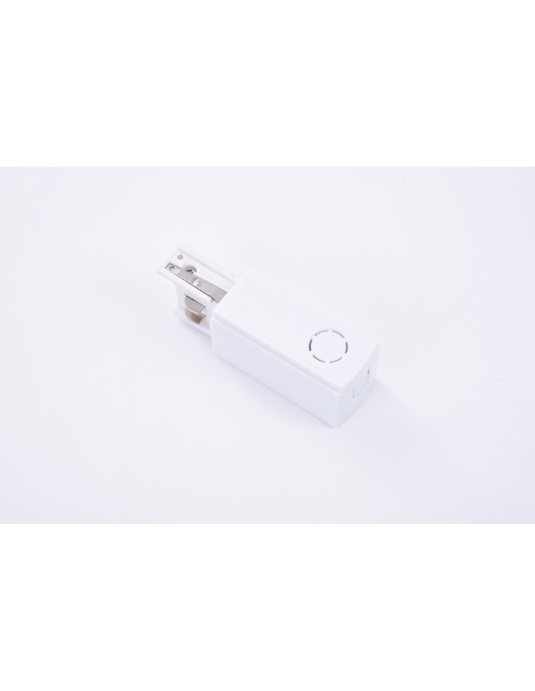 Accessories for 3 phase busbars - Azzardo TRACK 3LINE END POWER LEFT WH Left power end of 3 phase bus White AZ4283 - product kolory-swiatla.pl 1